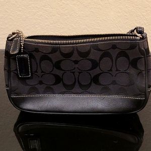Black Coach mini hand bag